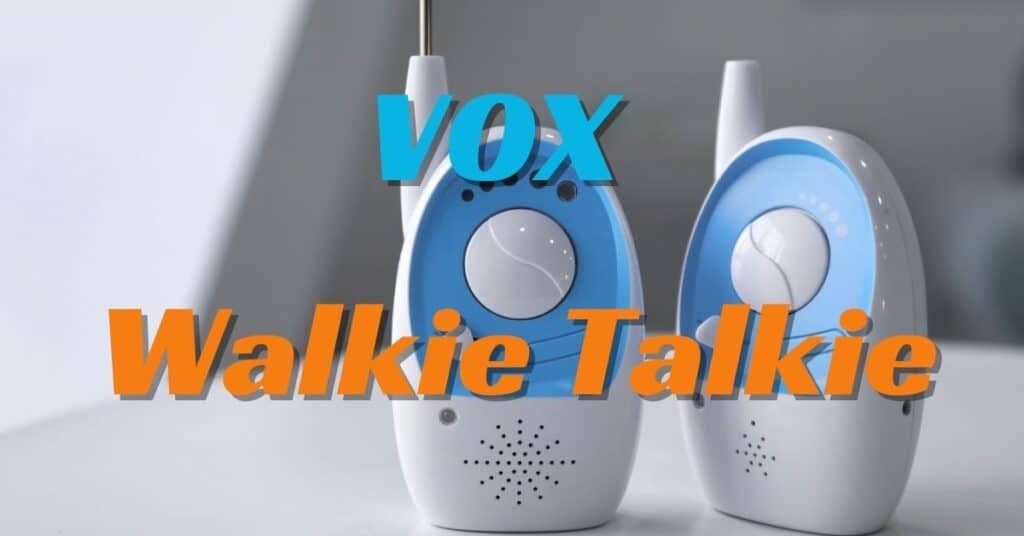 two same blue & white color walkie talkies on a white table