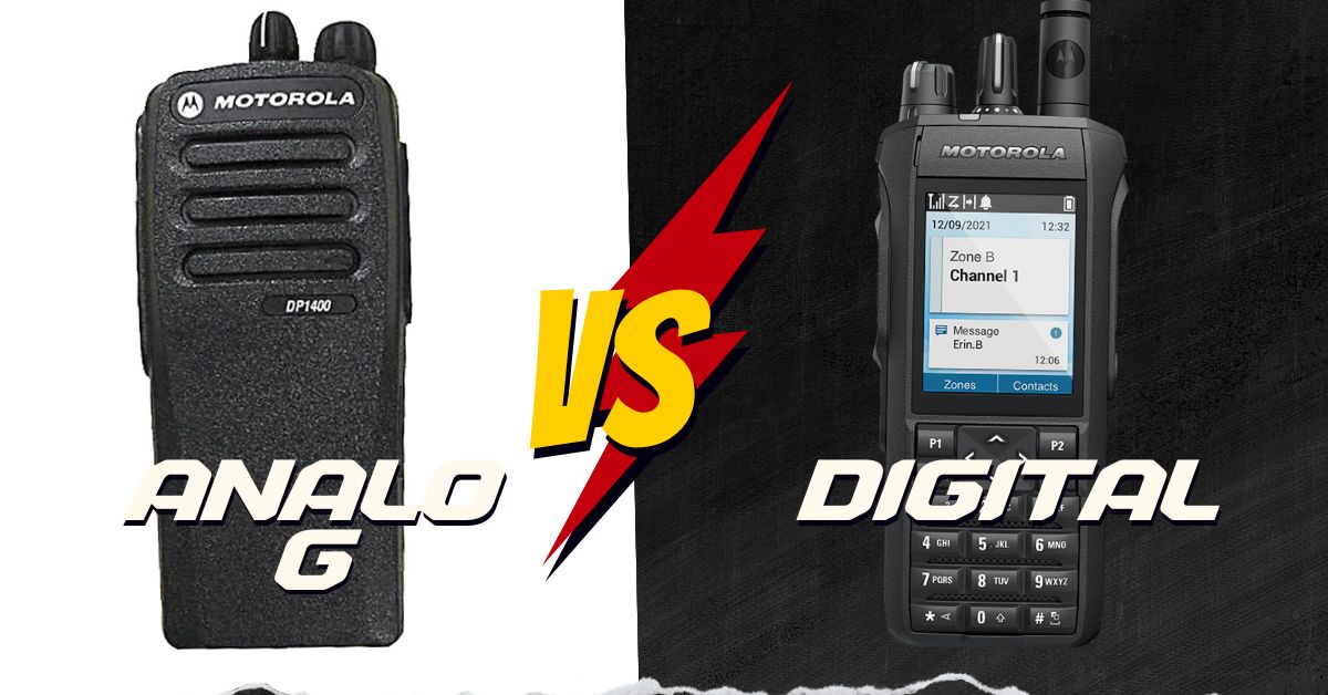 analog vs digital walkie talkie