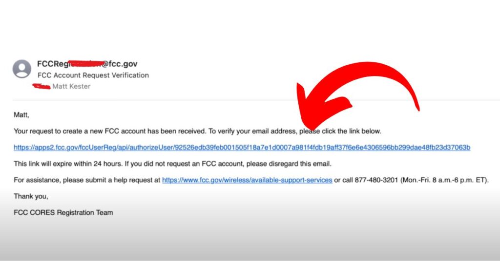 screenshot of fcc license guide